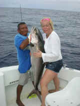 amberjack jigging crew cancun-fishing isla muejeres