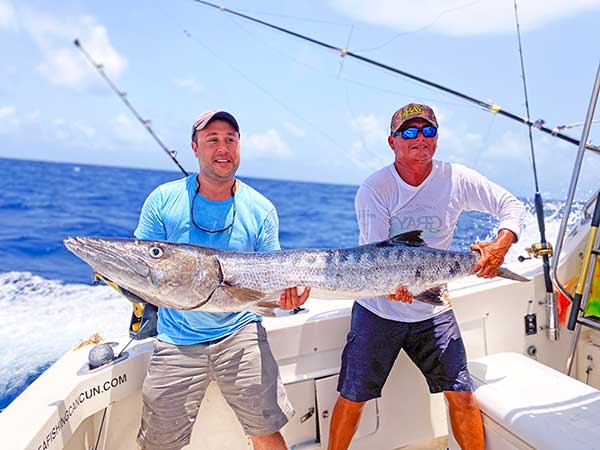 Barracuda fish fishing onboard the kianah