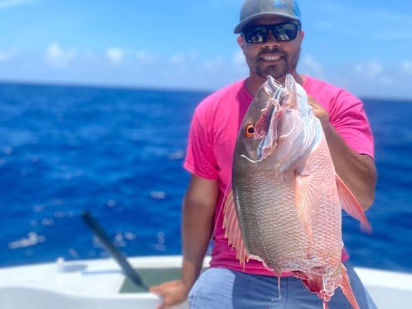 snapper bottom fishing in cancun