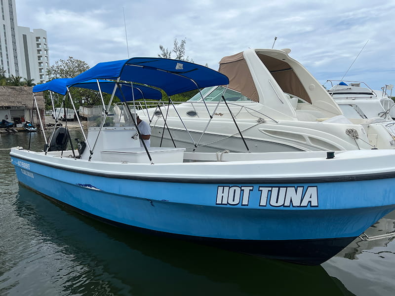 panga fishing riviera maya