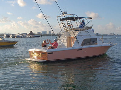 Billfish-fishing charter in Cancun
