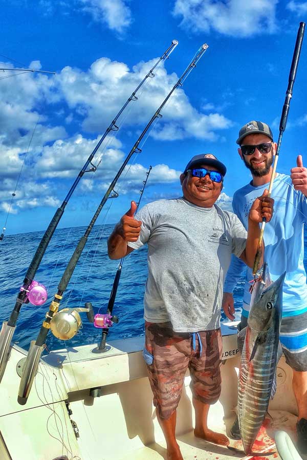 Wahoo, Ono fish | fishing in cancun and Isla Mujeres. 