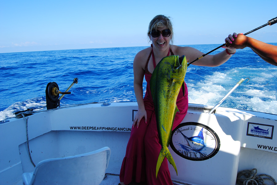 MAHI MAHI FISHING CANCUN Dolphin fish Dorado fishing IN 