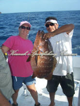 cubera snapper fishing cancun